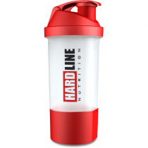 Hardline Hazneli Shaker Kırmızı 600 ml. 