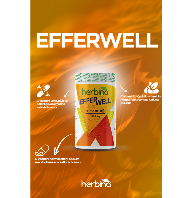 Herbina EfferWell C Vitamini 1000mg 105 gram - 3