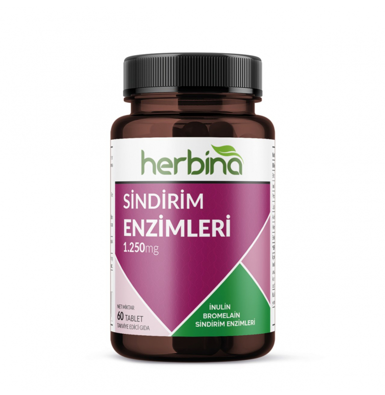 Herbina Sindirim Enzimleri (Bromelain-Lipaz-Proteaz)