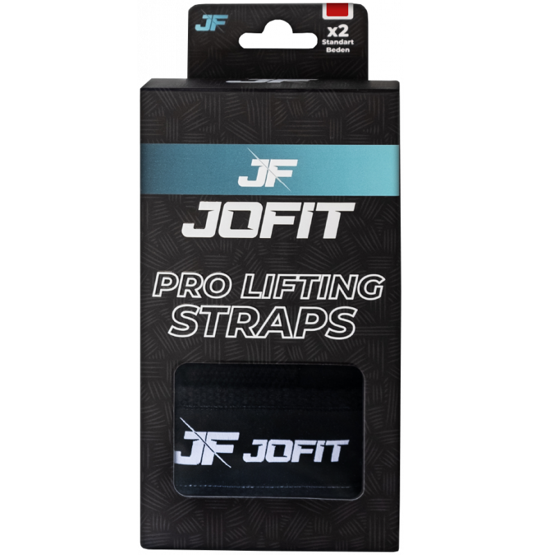Jofit Pro Lifting Straps Siyah - Kırmızı