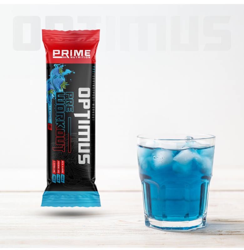 Prime Nutrition Optimus PreWorkout Blue Raspberry